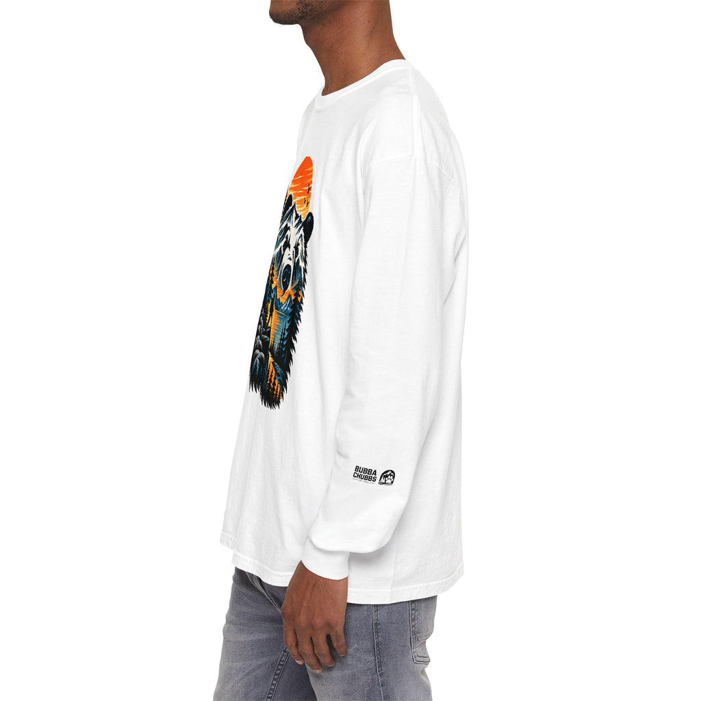 Bear Sunset Long Sleeve Tee
