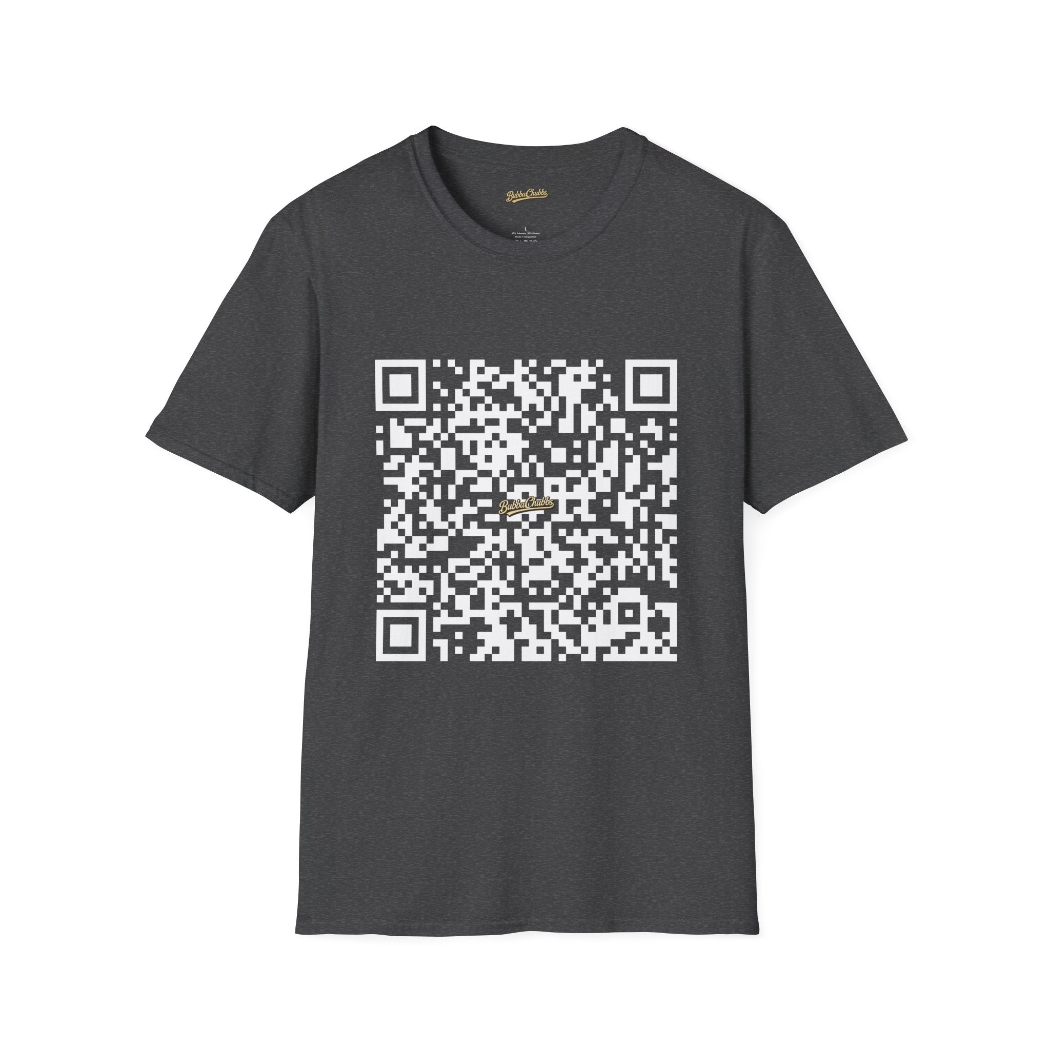 QR Front Graphic Tee | BubbaChubbs Interactive Brand T-Shirt