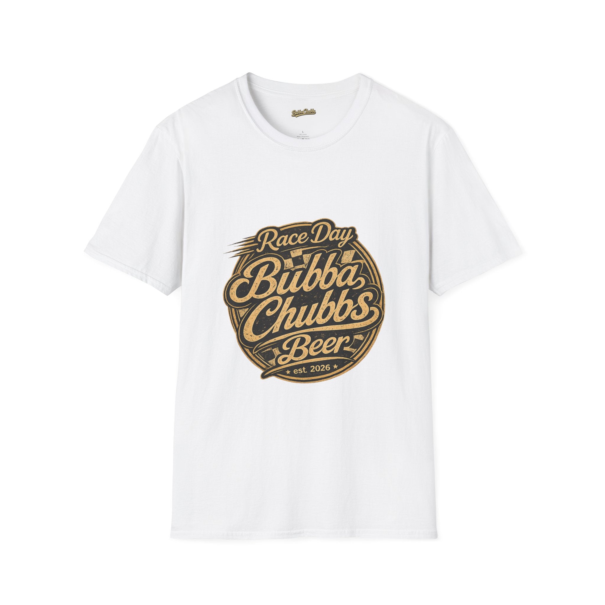 BubbaChubbs Race Day Bubba Beer Logo T-Shirt Printify