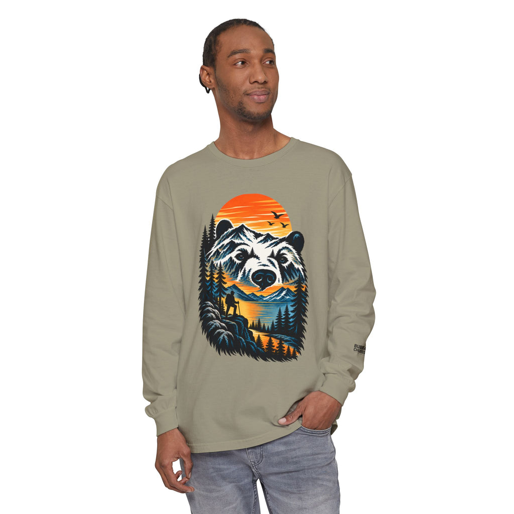 Bear Sunset Long Sleeve Tee