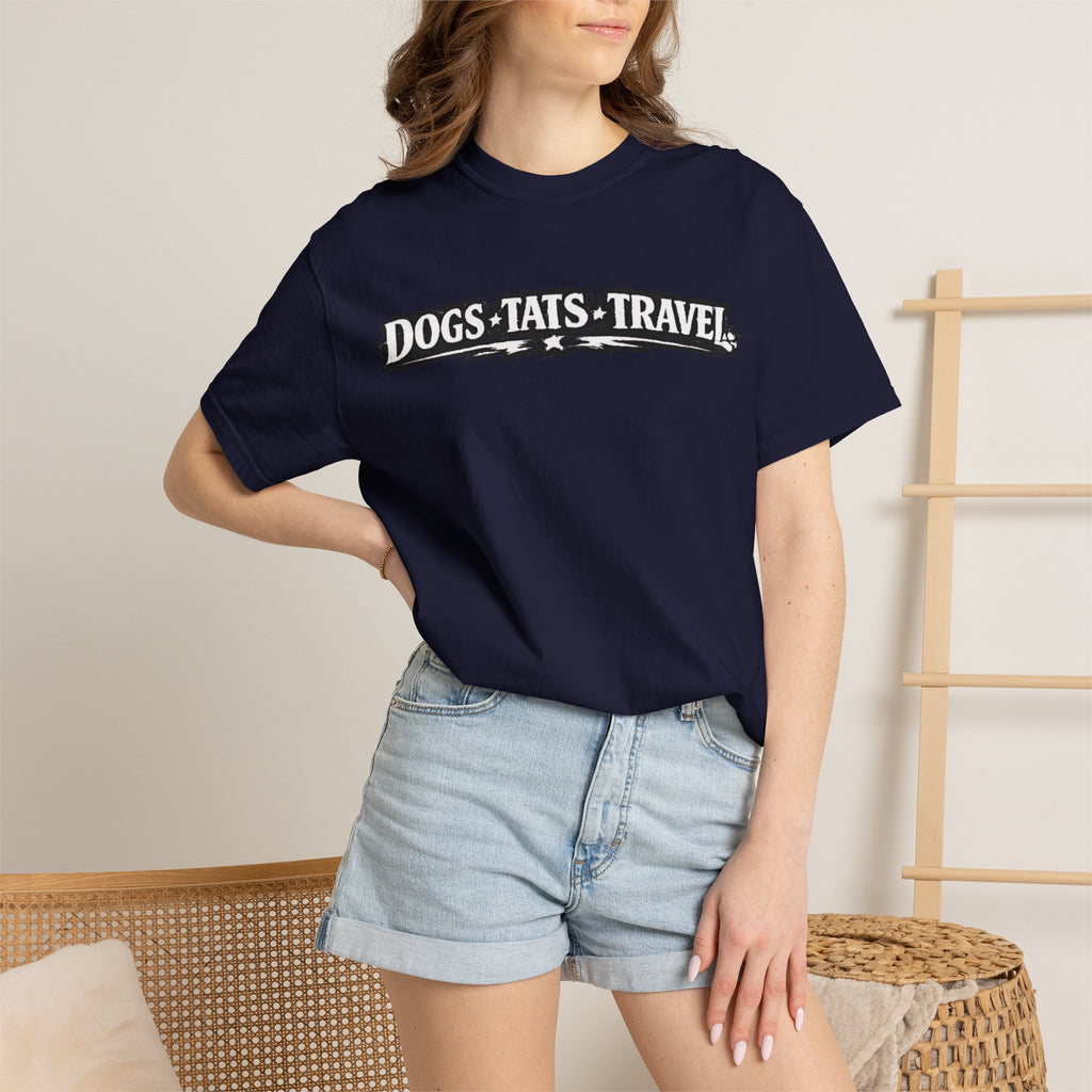 BubbaChubbs Dogs Tats Travel Chill Tee Printify