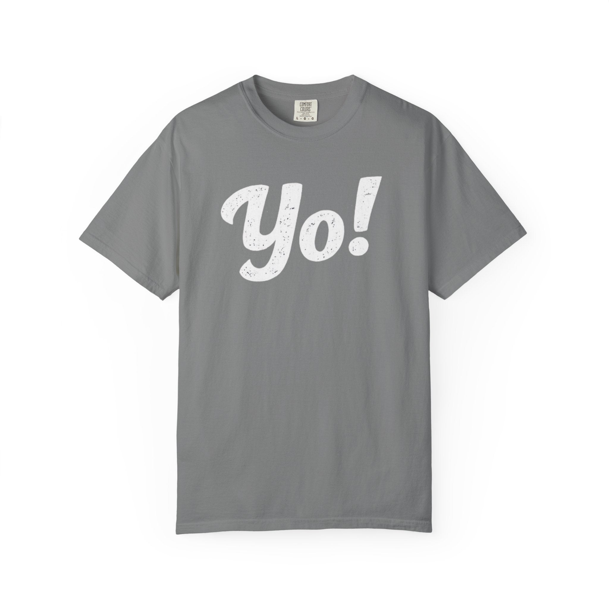 BubbaChubbs Yo! White Lettering Tee - BubbaChubbs Brand
