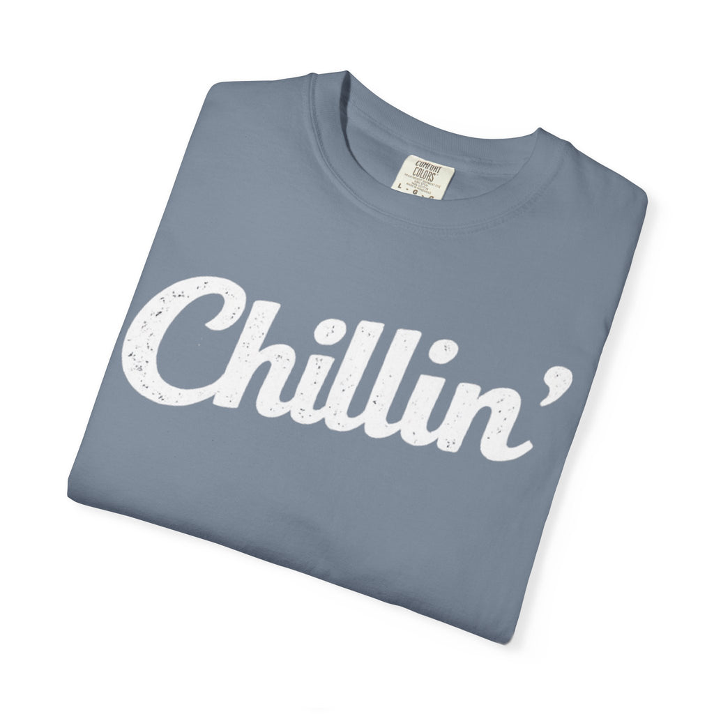 BubbaChubbs Chillin’ White Lettering Tee - BubbaChubbs Brand