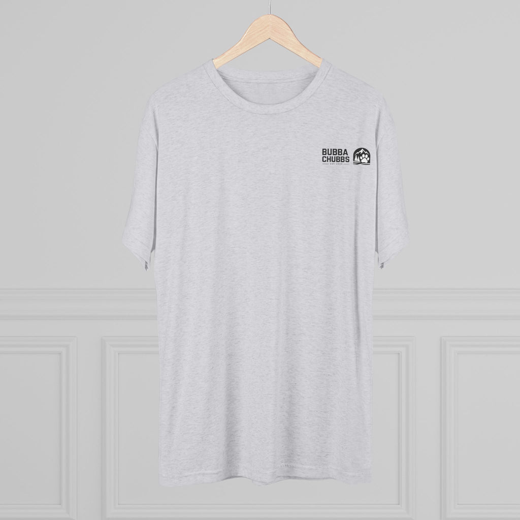 BubbaChubbs Mountains Minimalist Logo Tee — Adventure Outdoor Crew Shirt - BubbaChubbs Brand