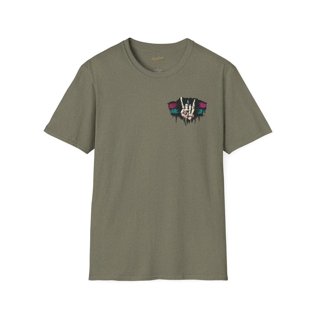 BubbaChubbs Skull Fingers Peace Tee - BubbaChubbs Brand