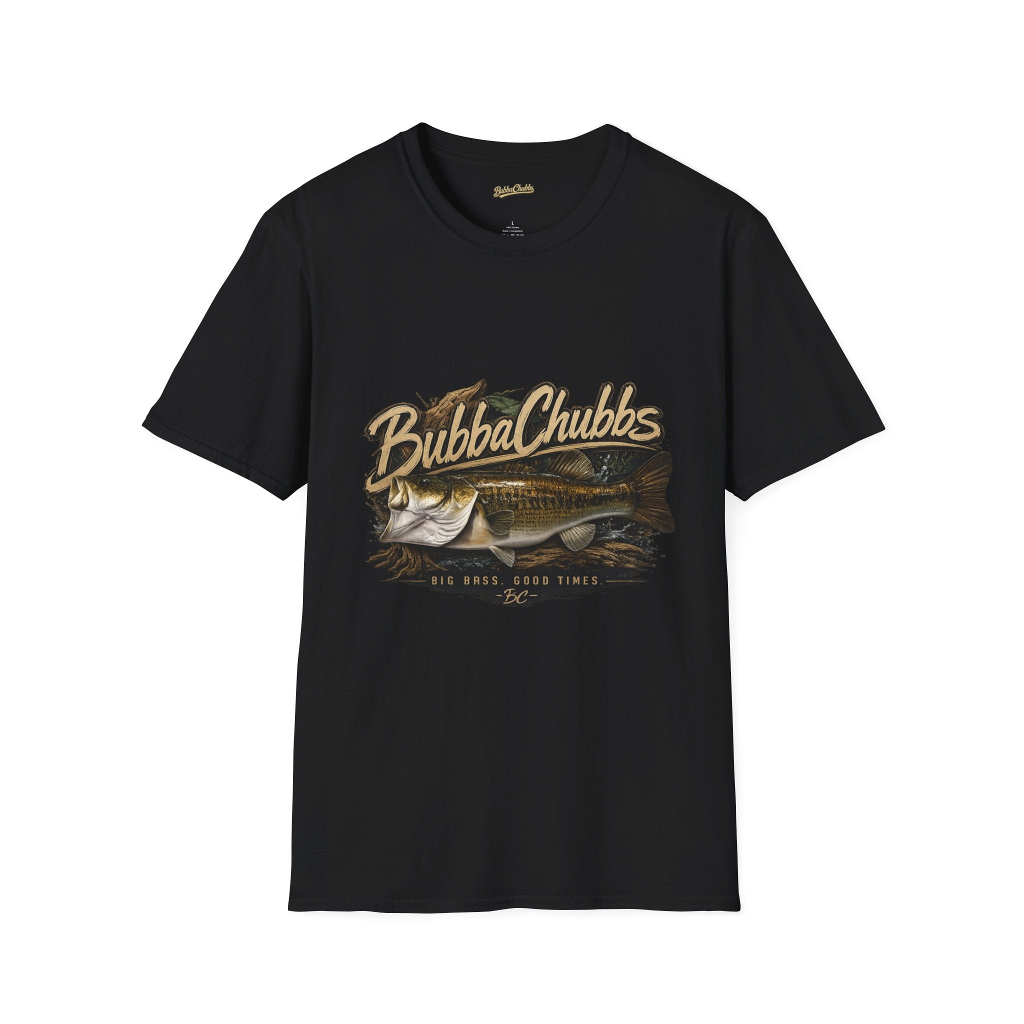 BubbaChubbs Gone Fishing Graphic Tee Printify