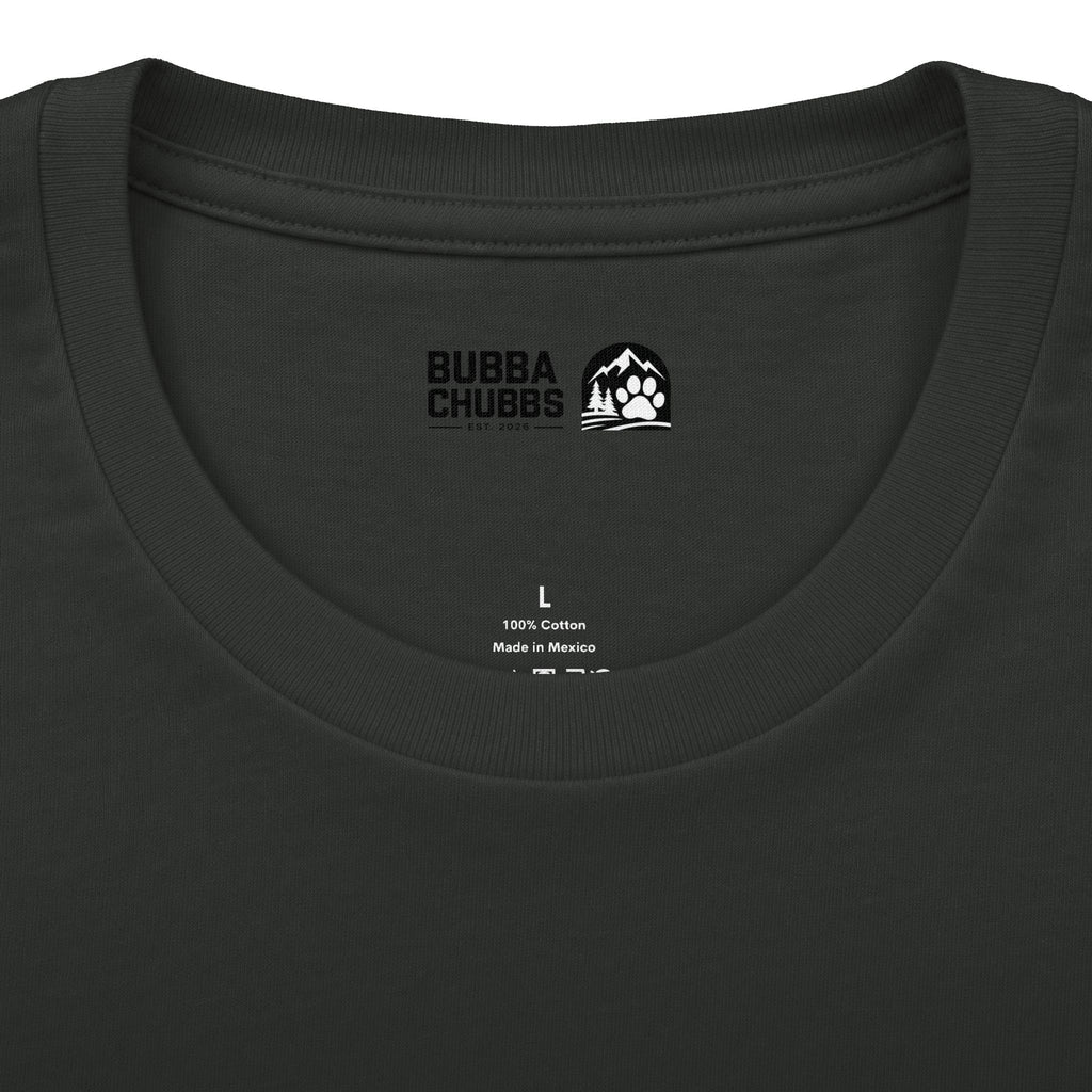 BubbaChubbs Minimal Logo Tee — Classic White Cotton Crew - BubbaChubbs Brand