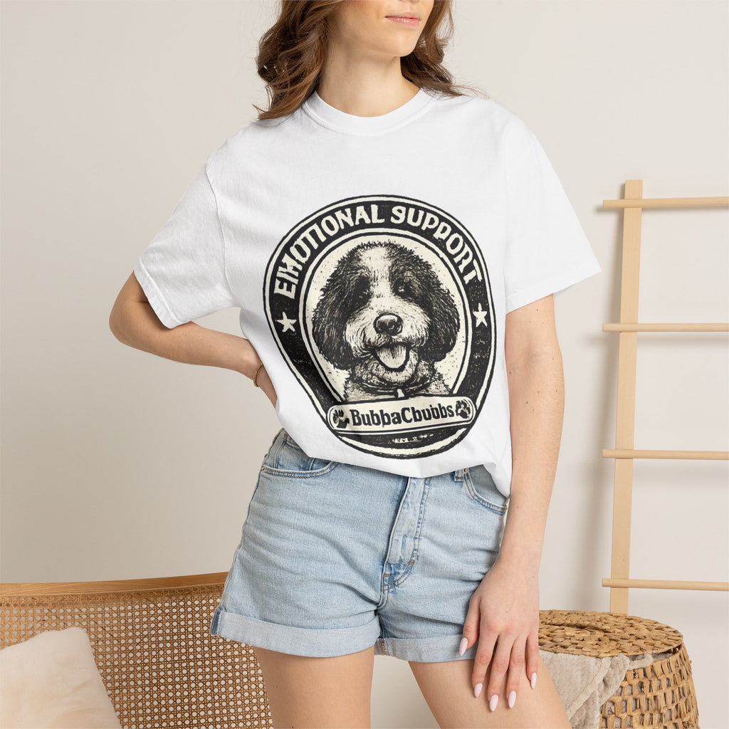 BubbaChubbs Doodle Vintage Emotional Support Style Tee Printify