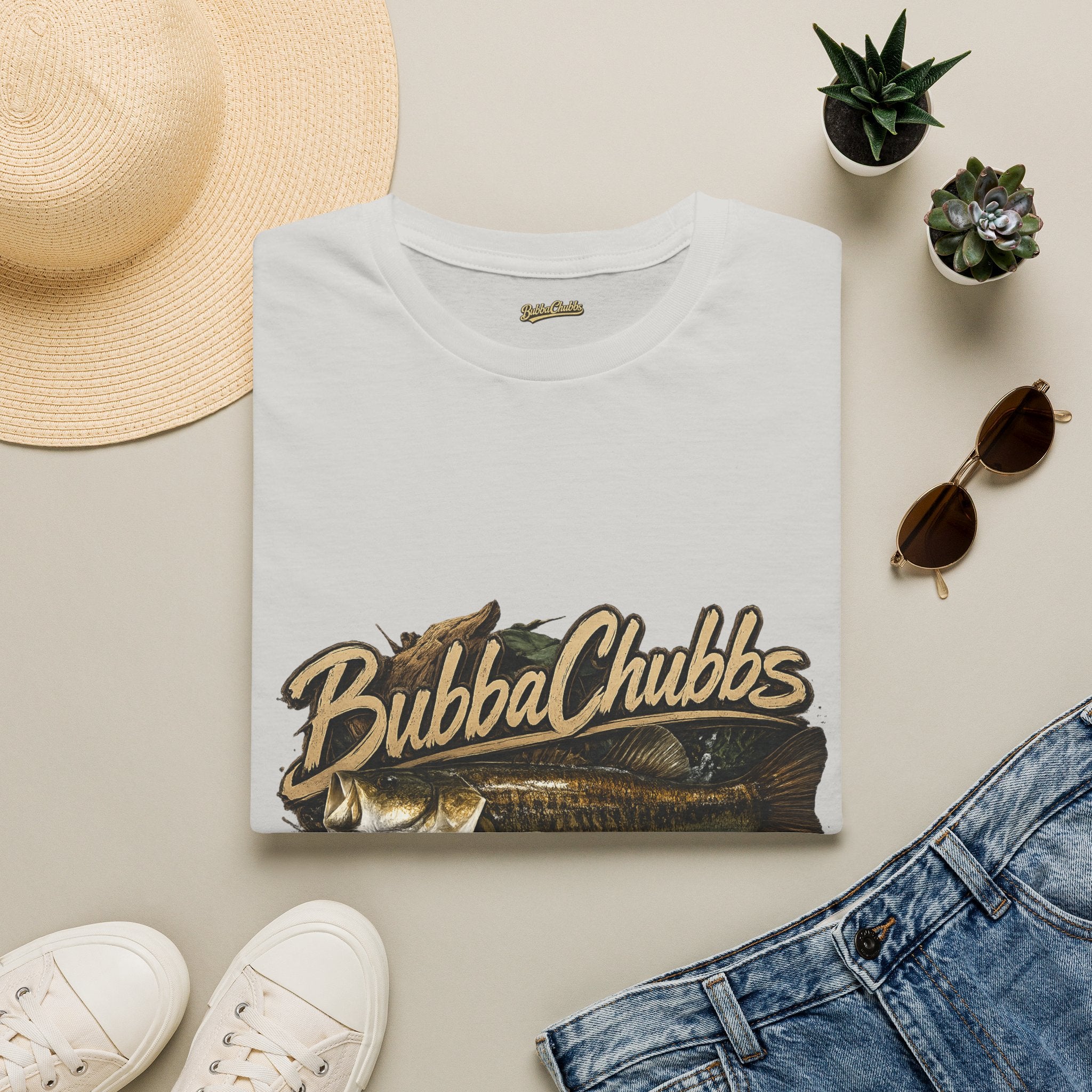 BubbaChubbs Gone Fishing Graphic Tee Printify