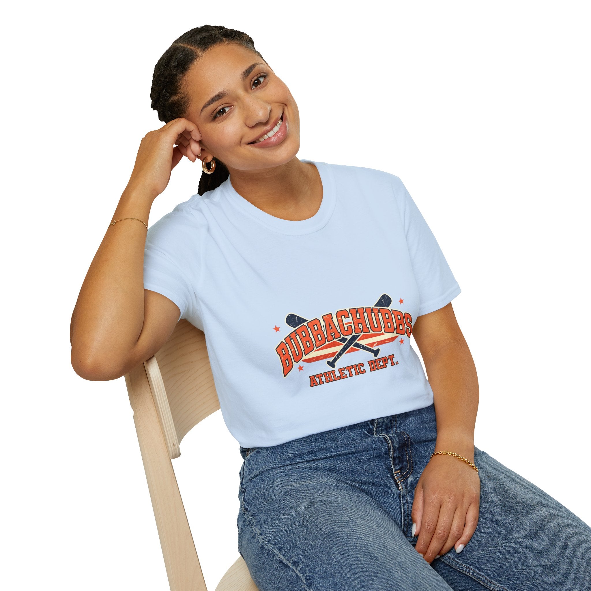 BubbaChubbs Athletic Logo Only T-Shirt Printify