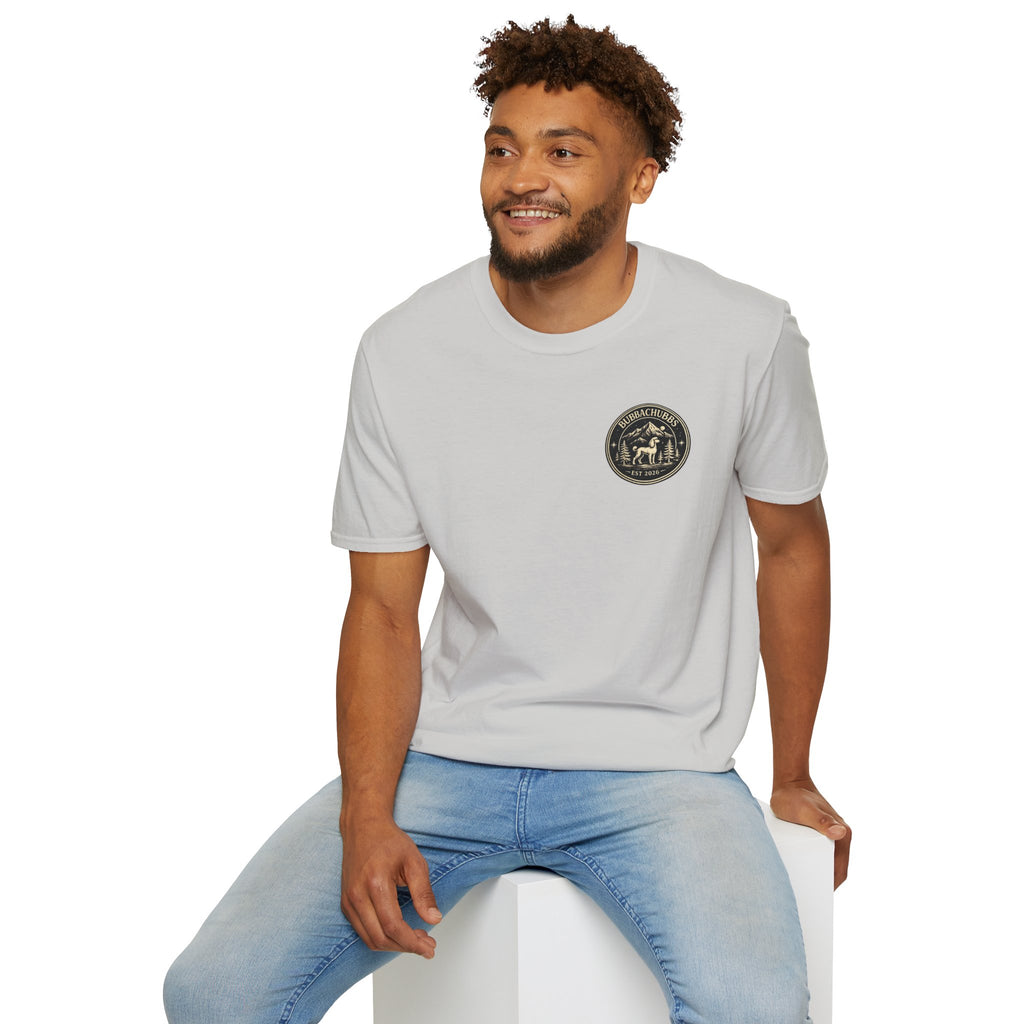 BubbaChubbs Himself Chest Full Small Logo Short-Sleeve Tee - BubbaChubbs Brand