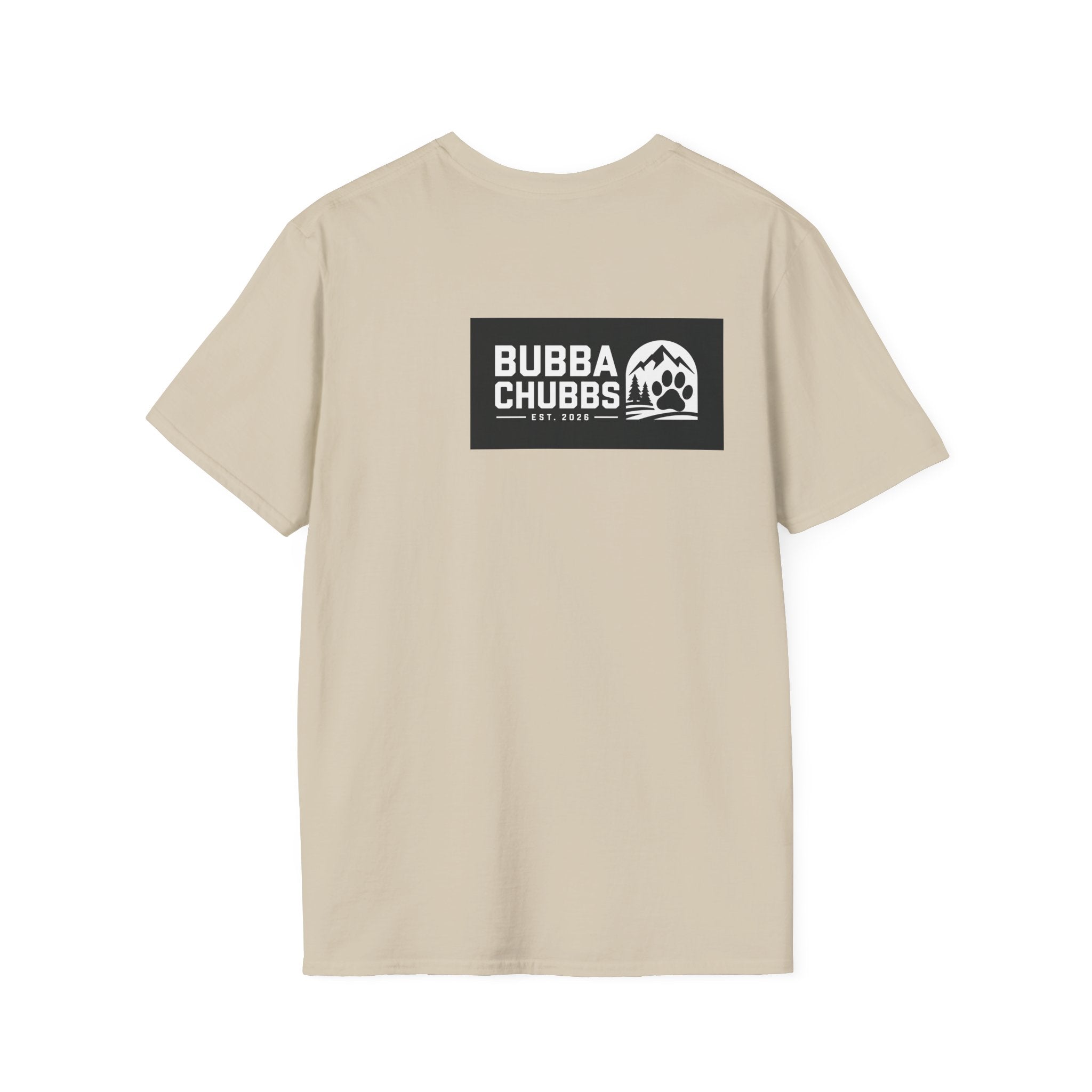 BubbaChubbs Updated Modern Back Large Logo Short-Sleeve Tee - BubbaChubbs Brand