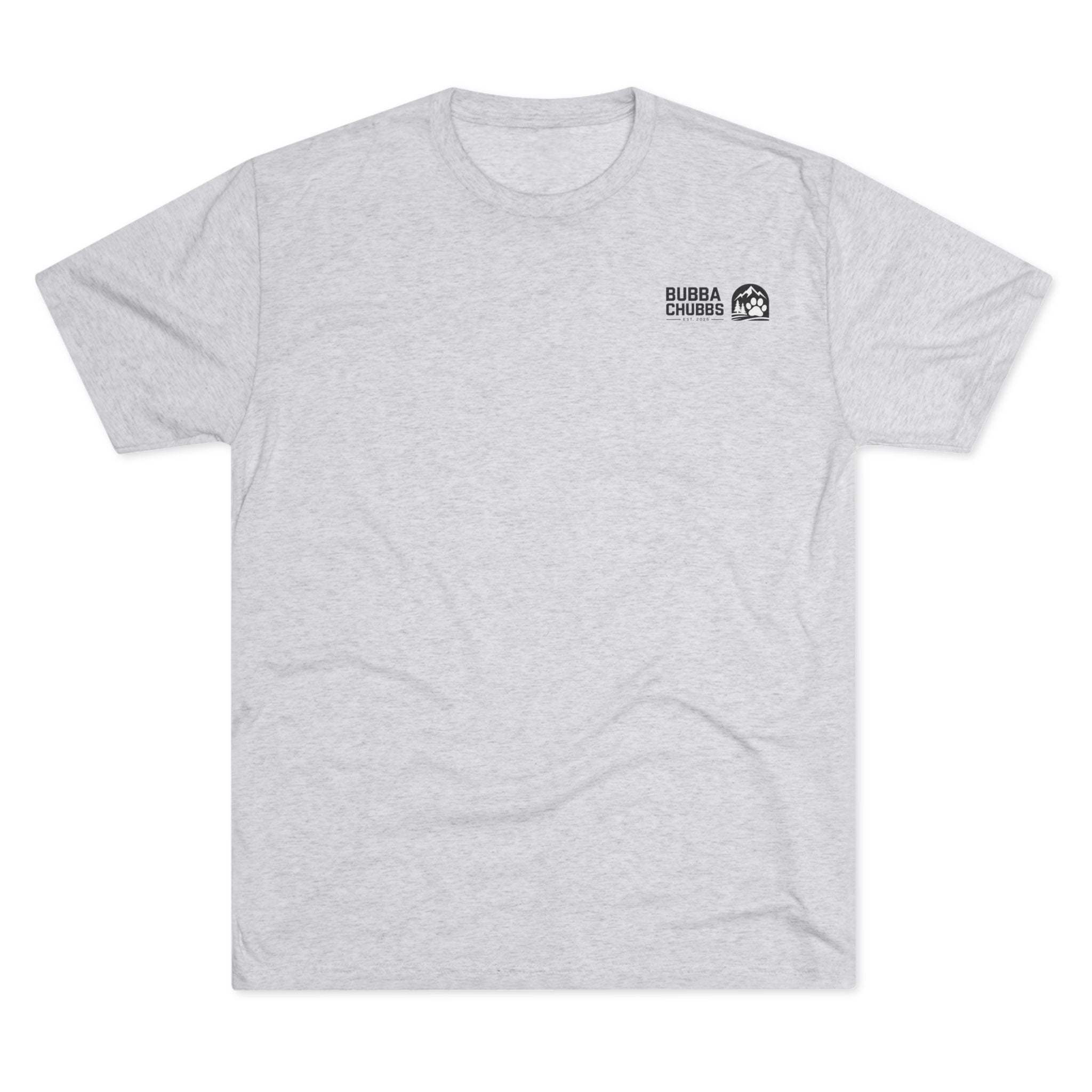 BubbaChubbs Mountains Minimalist Logo Tee — Adventure Outdoor Crew Shirt - BubbaChubbs Brand