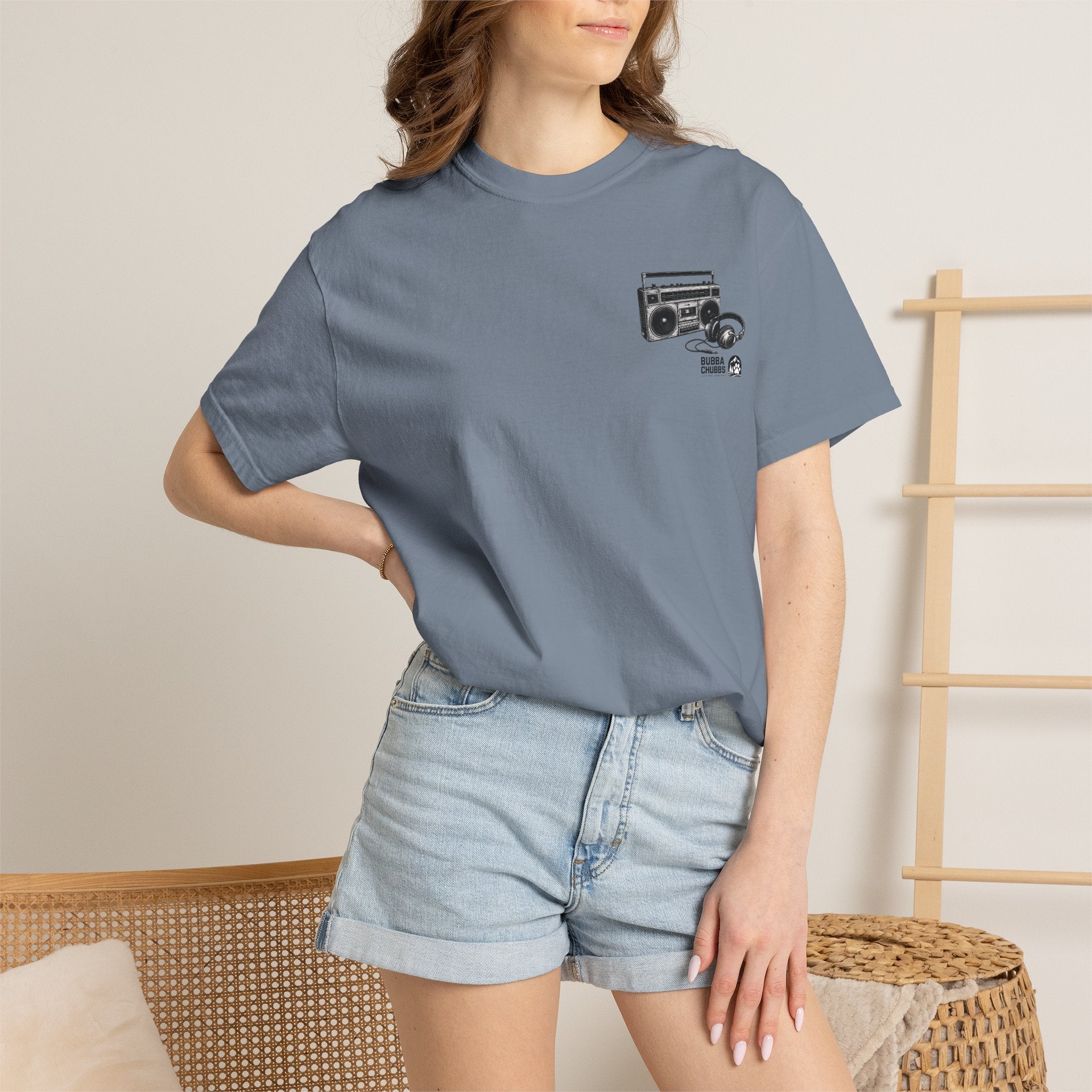 BubbaChubbs Boombox vintage Tee - BubbaChubbs Brand