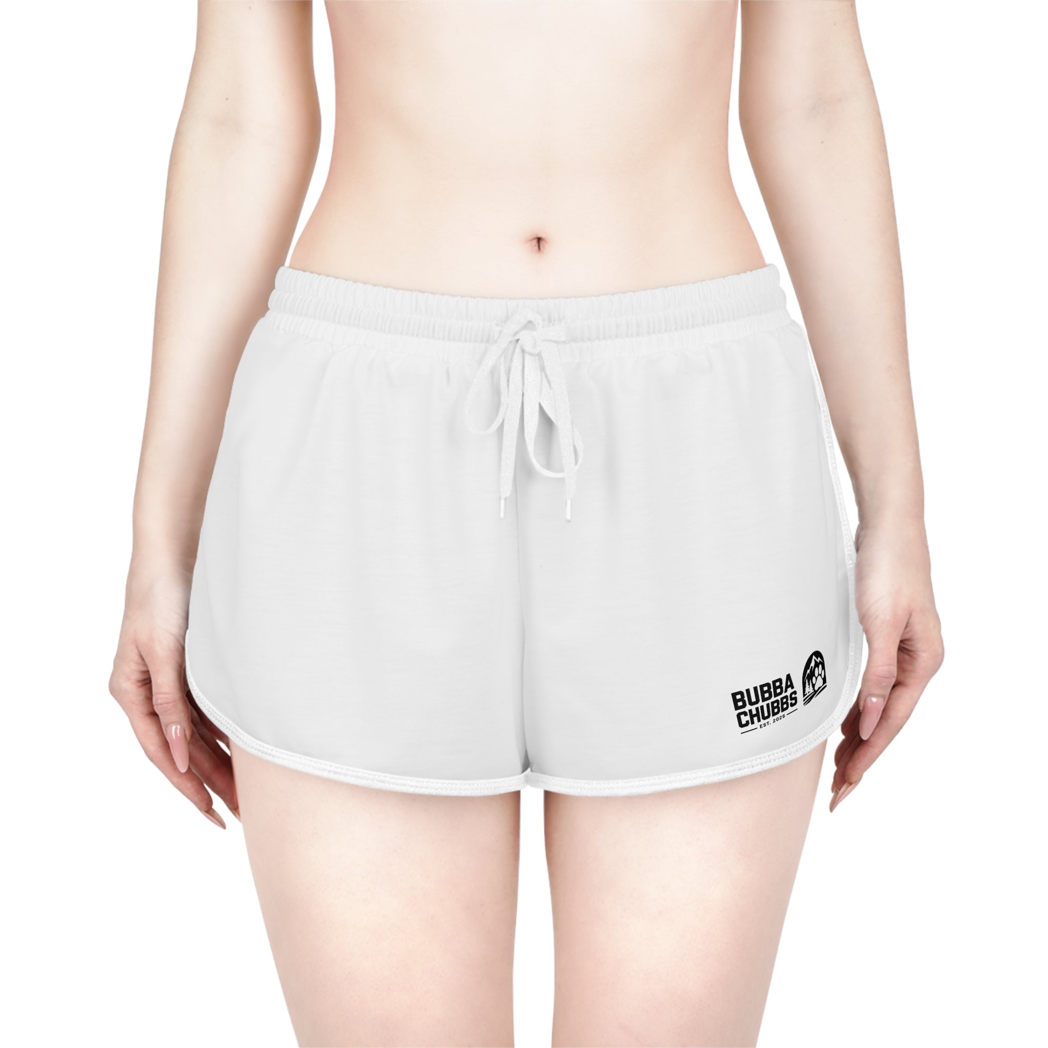 BubbaChubbs- Relaxed Women's Shorts Logo Athletic Retro - BubbaChubbs Brand