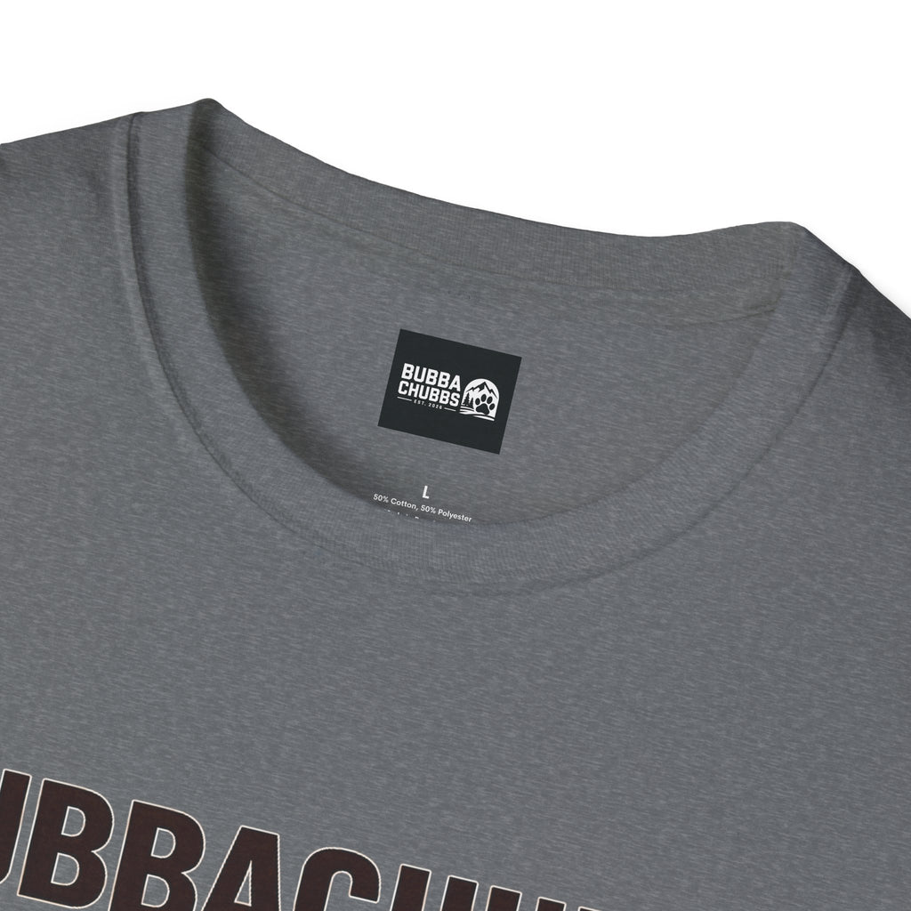BubbaChubbs Logo front Coordinates Short-Sleeve Tee - BubbaChubbs Brand