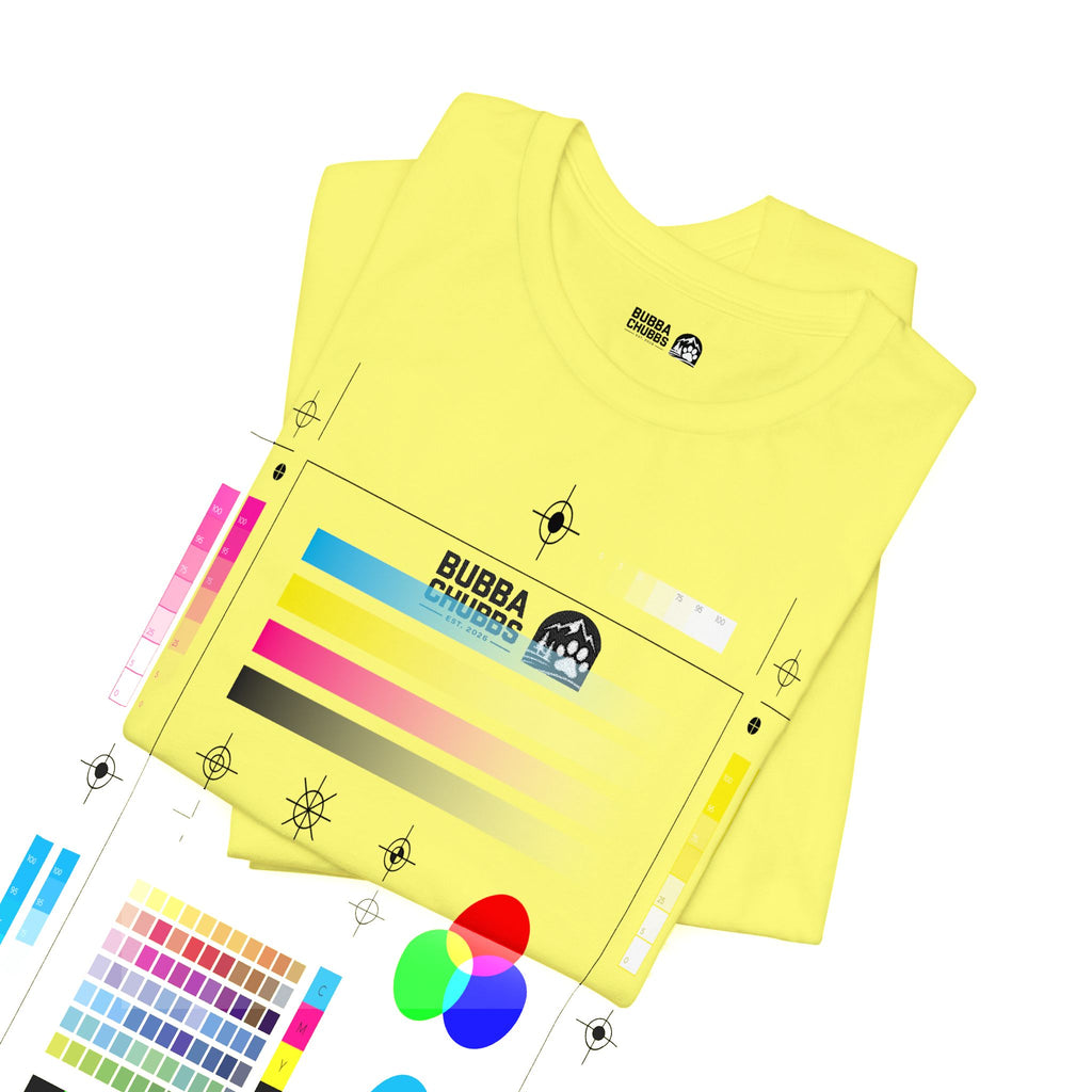 BubbaChubbs - Embroidered Logo - Unisex Jersey Short Sleeve Tee Printify