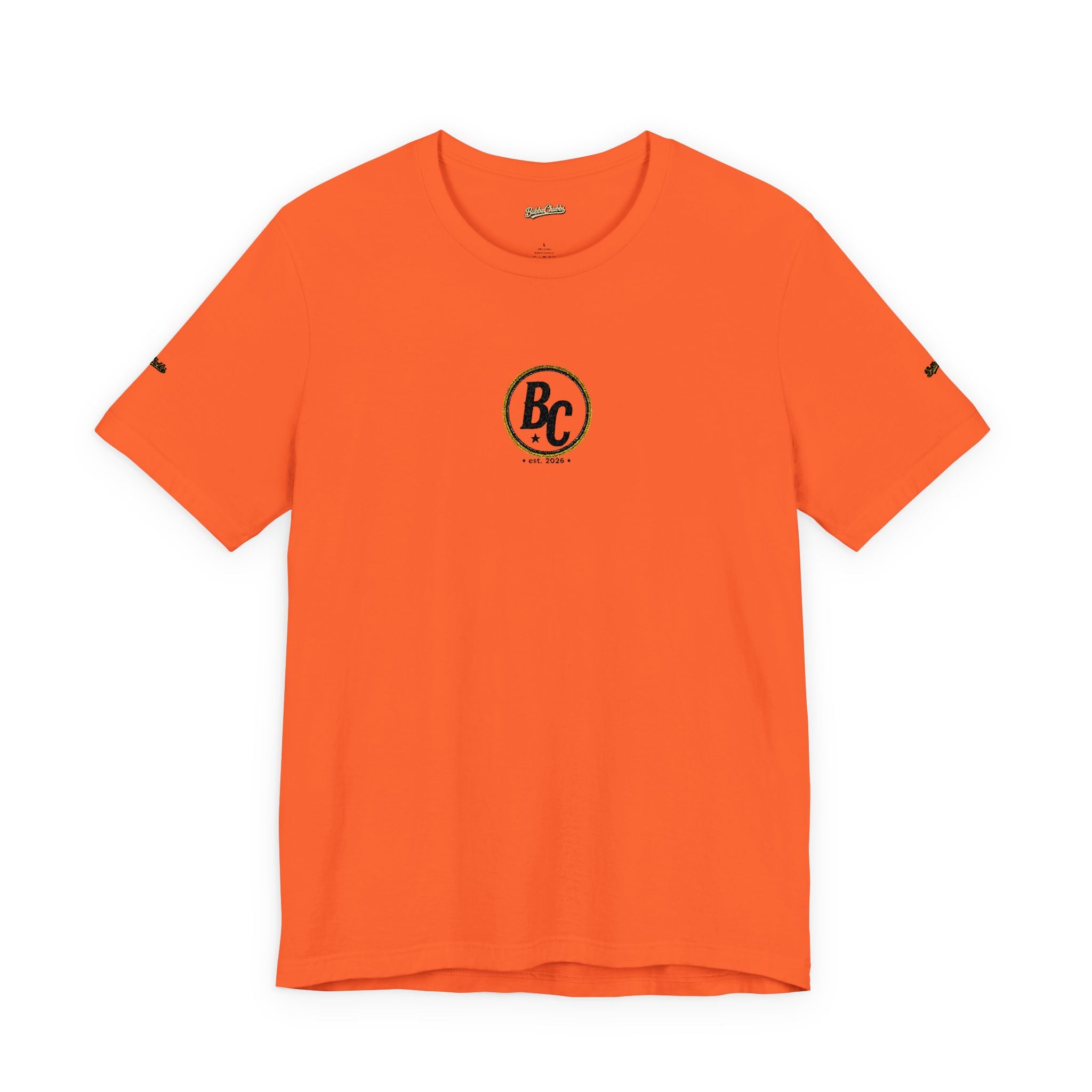 BubbaChubbs - Embroidered Logo - Unisex Jersey Short Sleeve Tee