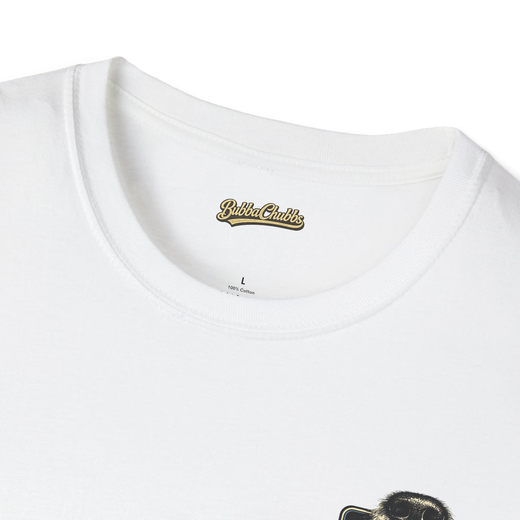 BubbaChubbs Never Stop Being Nosey Small Logo Short-Sleeve Tee - BubbaChubbs Brand