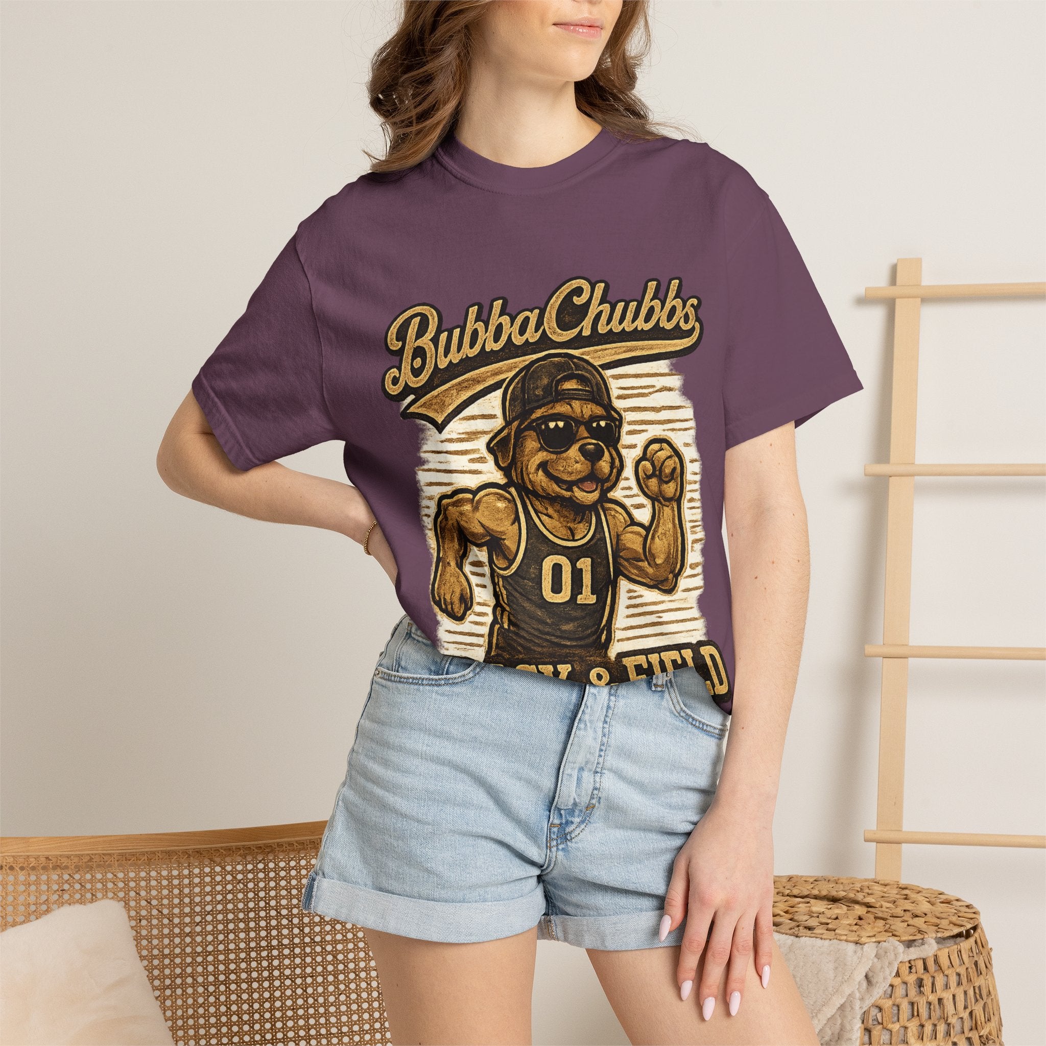Track & Field Graphic Tee | BubbaChubbs Get Out Stay Wild T-Shirt