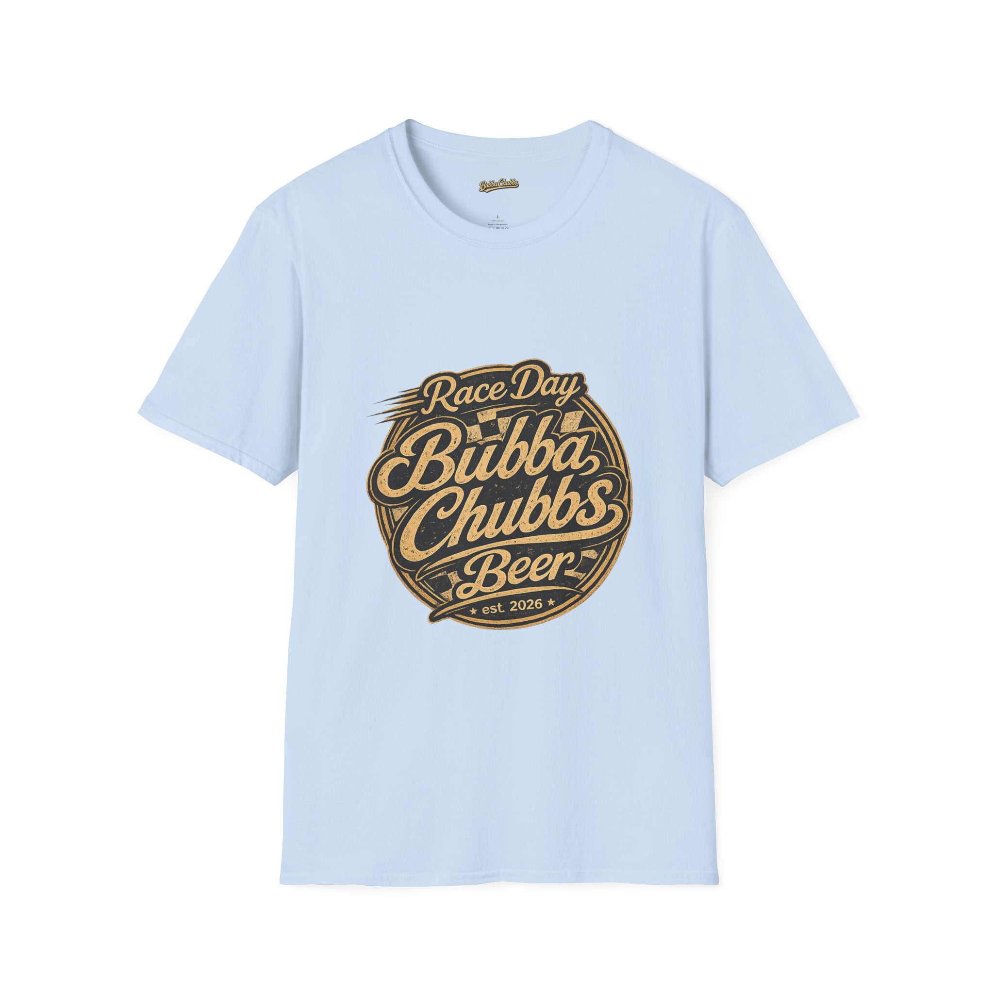 BubbaChubbs Race Day Bubba Beer Logo T-Shirt Printify