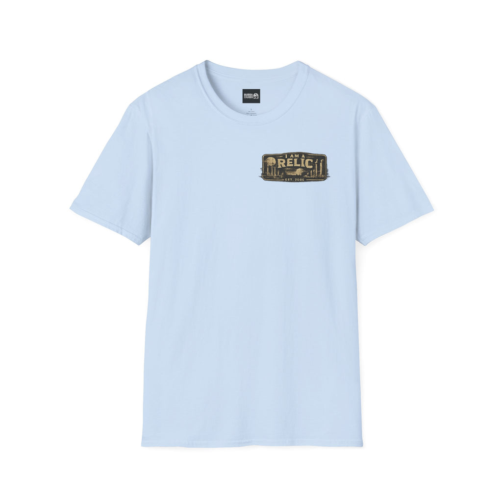 BubbaChubbs way back Relic Logo Transparent Short-Sleeve Tee - BubbaChubbs Brand
