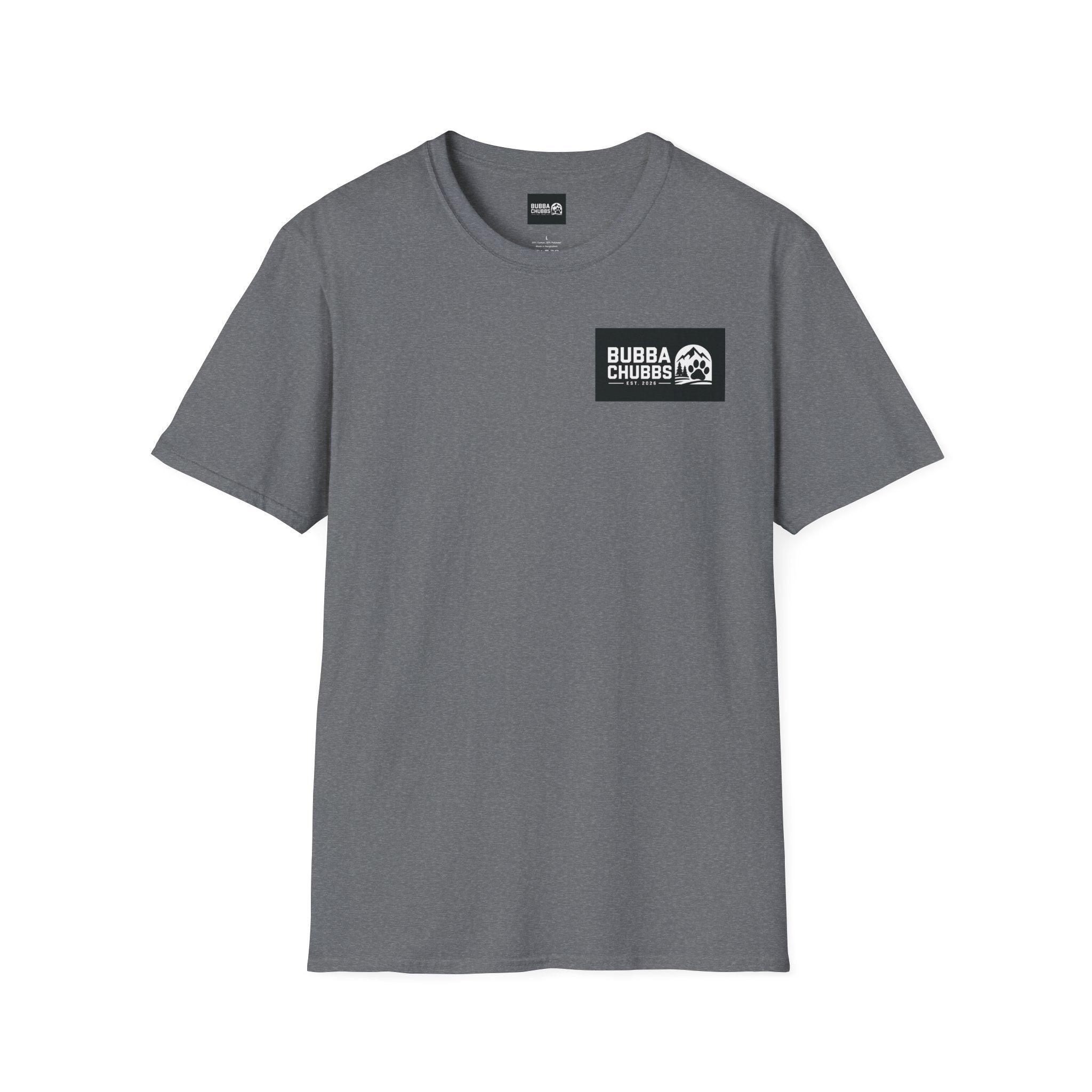 BubbaChubbs Updated Modern Logo Short-Sleeve Tee - BubbaChubbs Brand