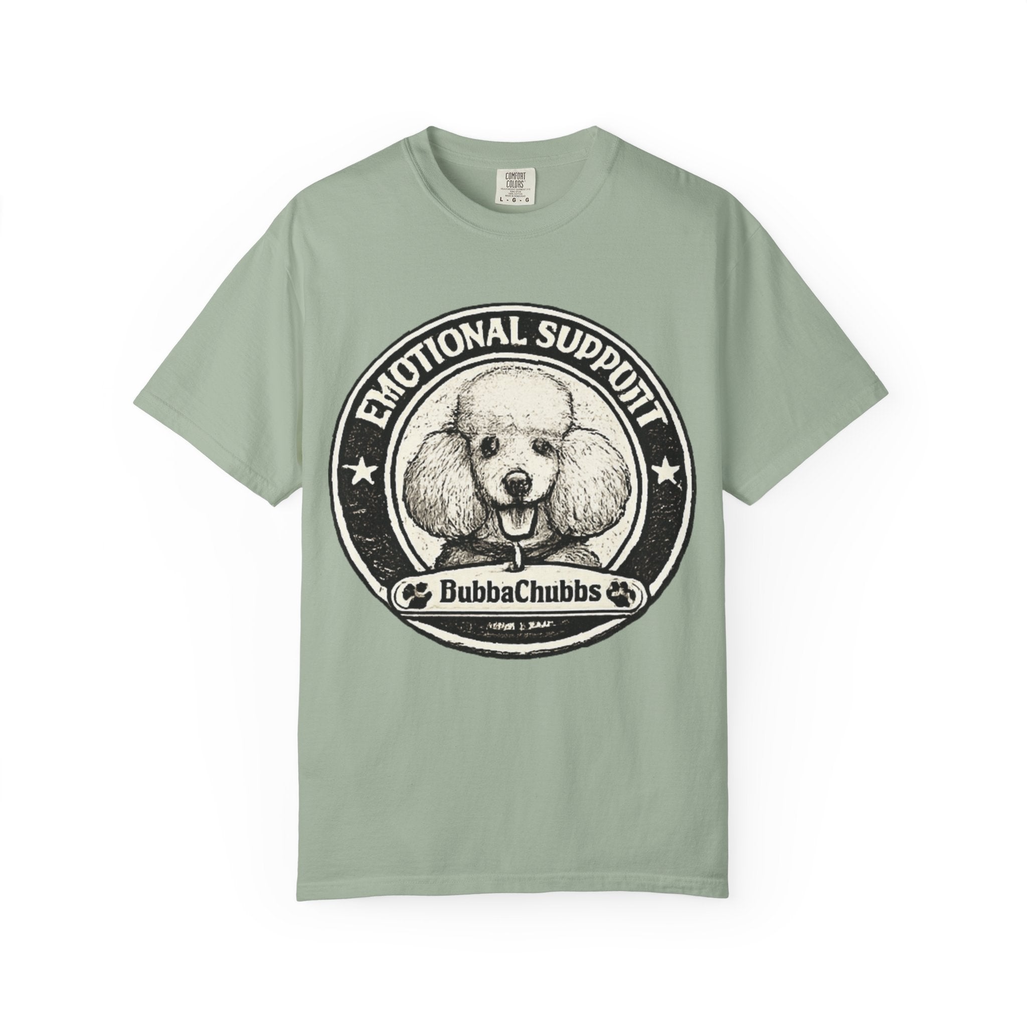 BubbaChubbs Vintage Poodle Emotional Support Style Tee - BubbaChubbs Brand