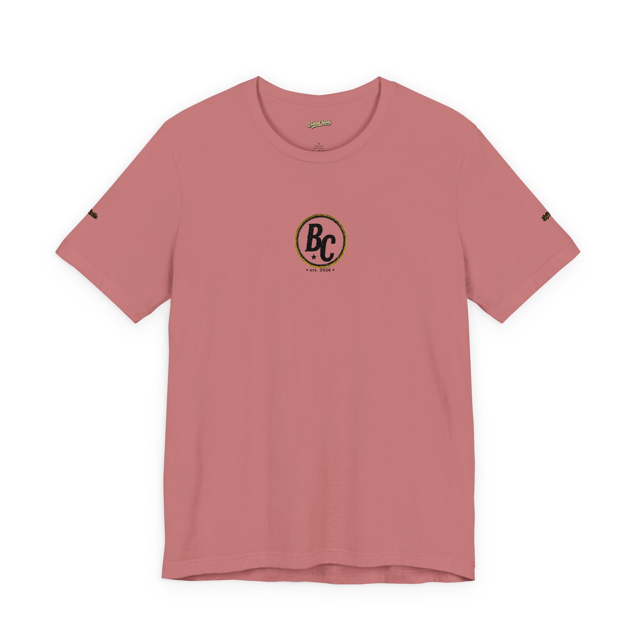 BubbaChubbs - Embroidered Logo - Unisex Jersey Short Sleeve Tee