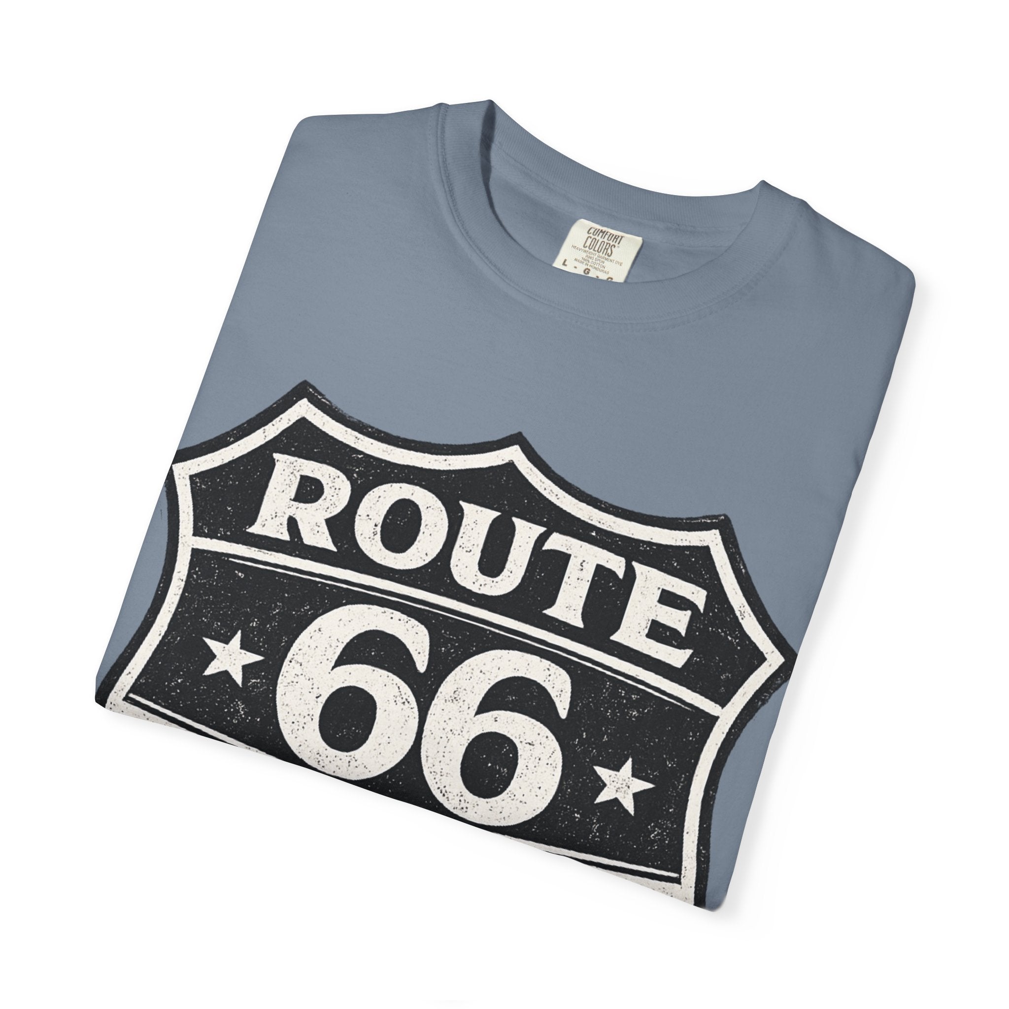 BubbaChubbs Dogs Tats Travel Route 66 Tee Printify