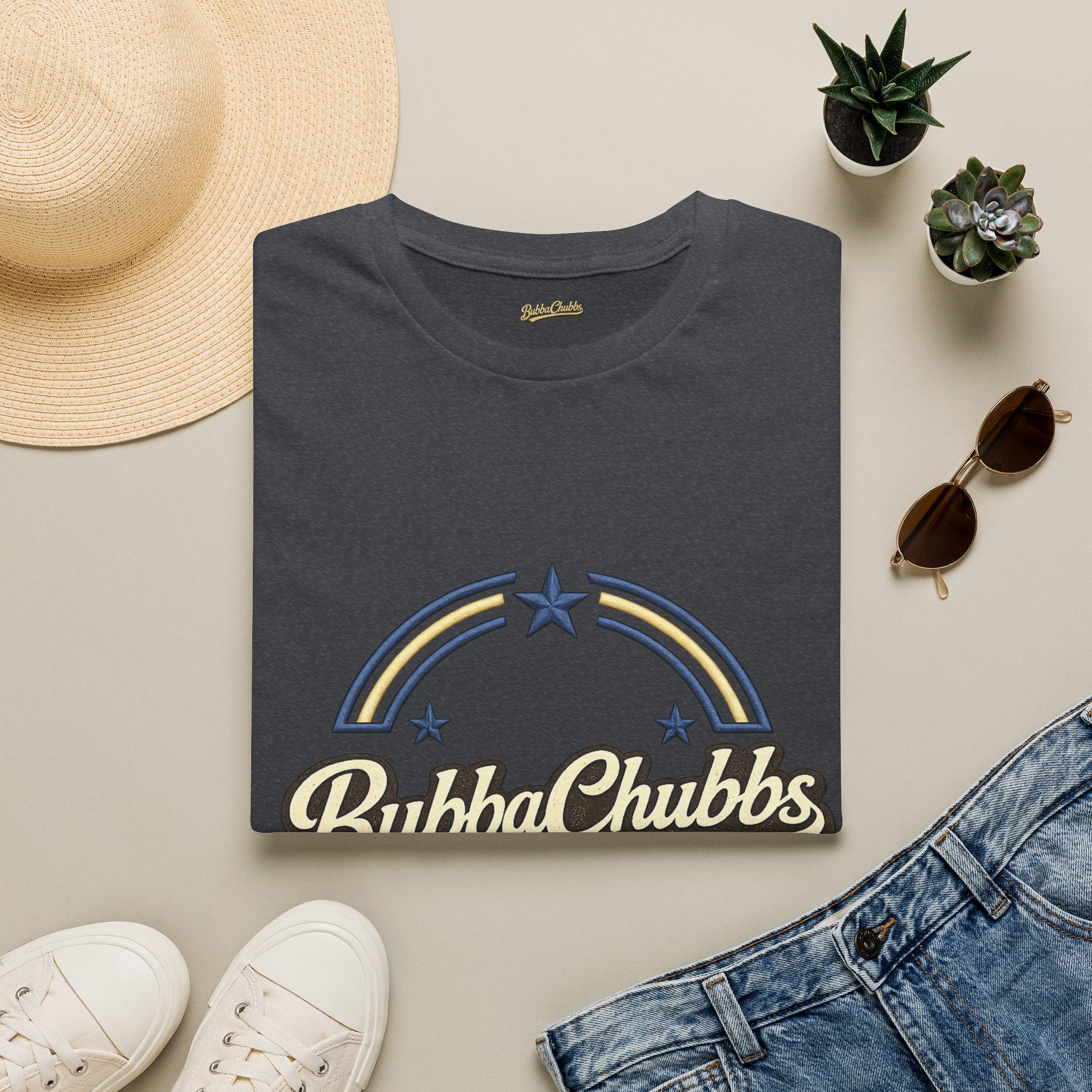 BubbaChubbs Summer Logo Graphic Tee Printify