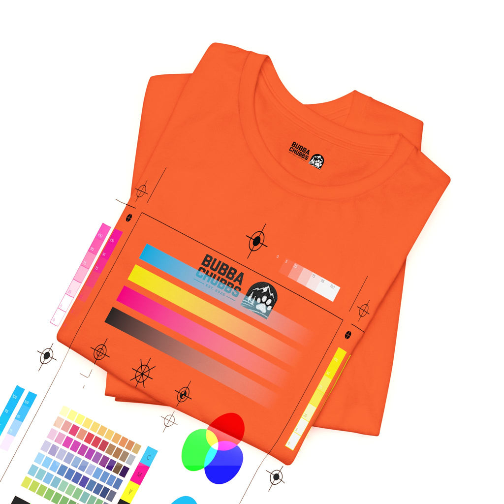 BubbaChubbs - Embroidered Logo - Unisex Jersey Short Sleeve Tee Printify