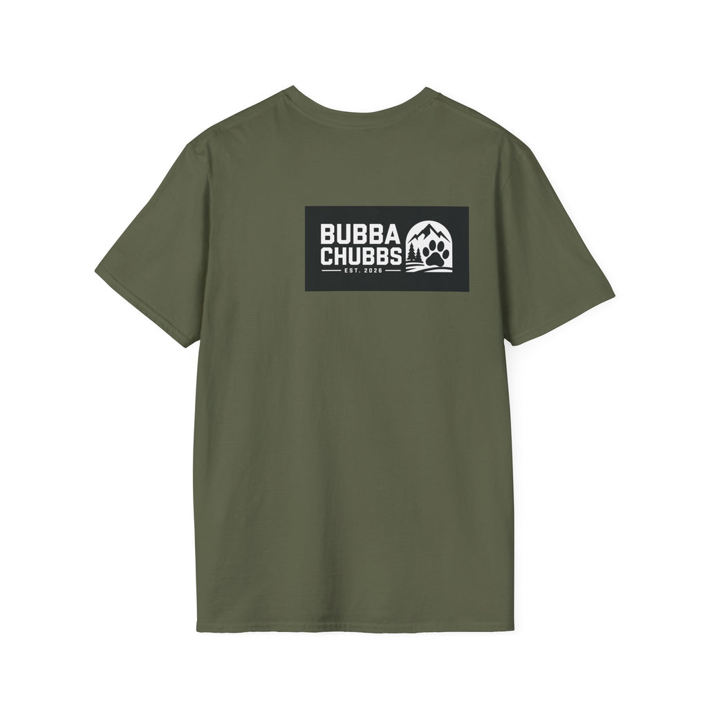BubbaChubbs Updated Modern Back Large Logo Short-Sleeve Tee - BubbaChubbs Brand