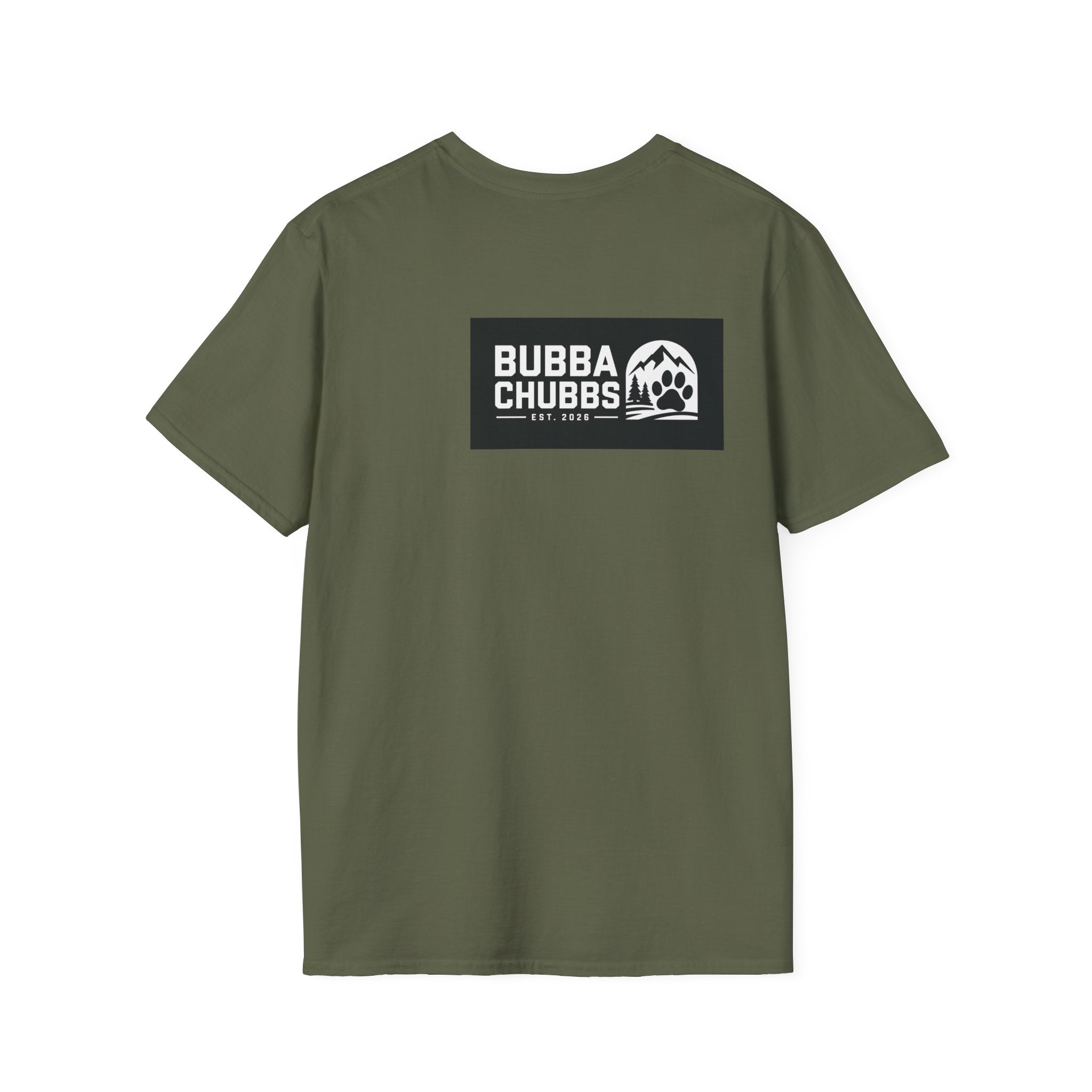 BubbaChubbs Updated Modern Back Large Logo Short-Sleeve Tee - BubbaChubbs Brand