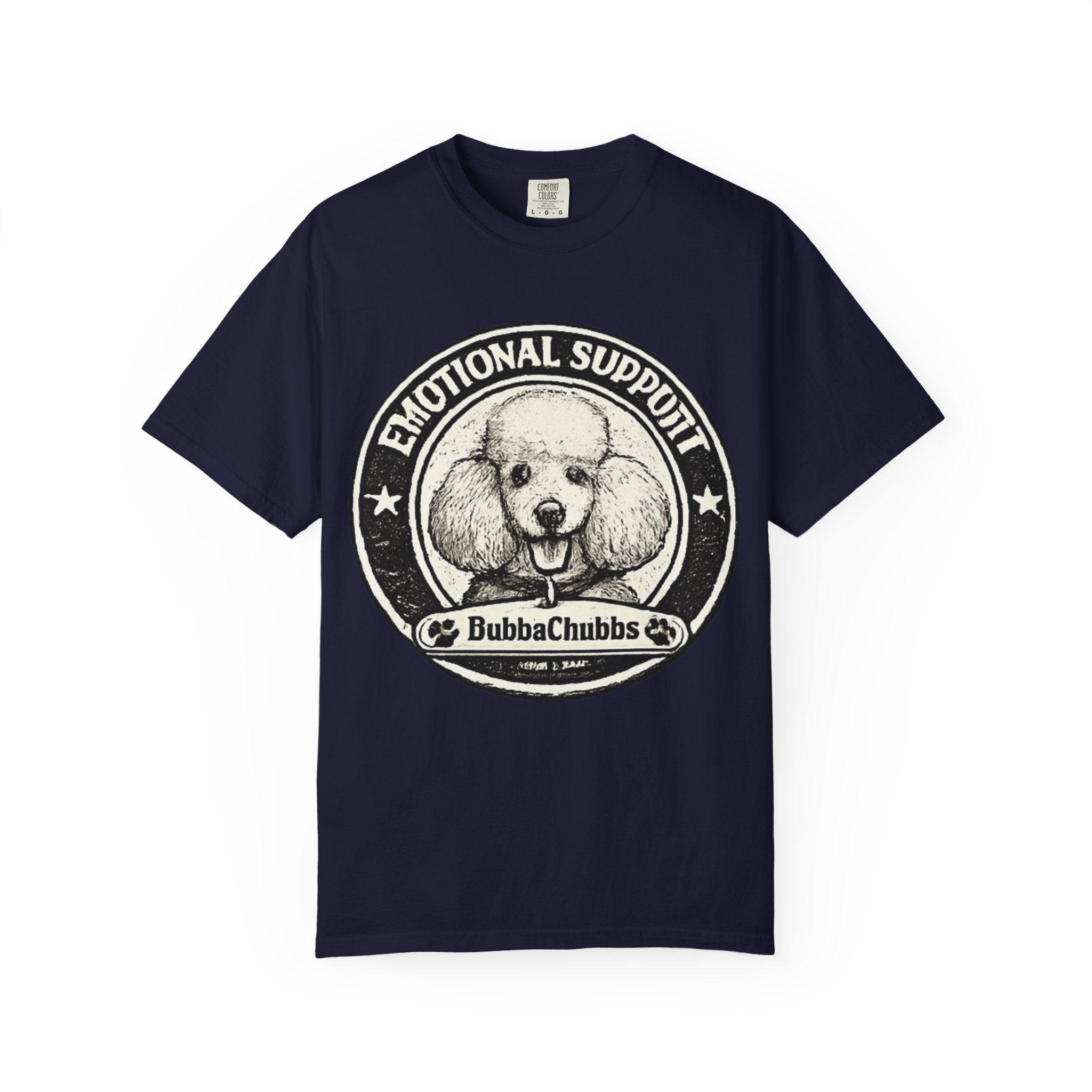 BubbaChubbs Vintage Poodle Emotional Support Style Tee - BubbaChubbs Brand