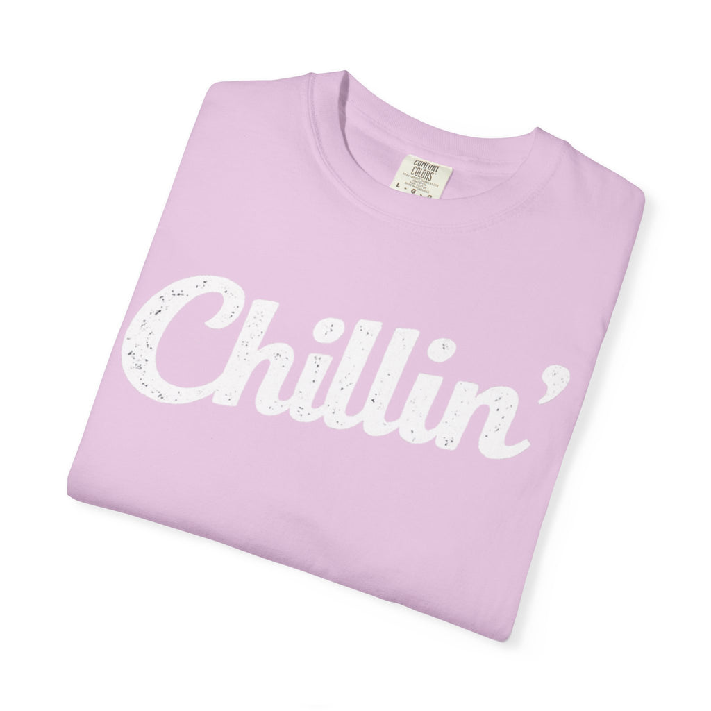 BubbaChubbs Chillin’ White Lettering Tee - BubbaChubbs Brand