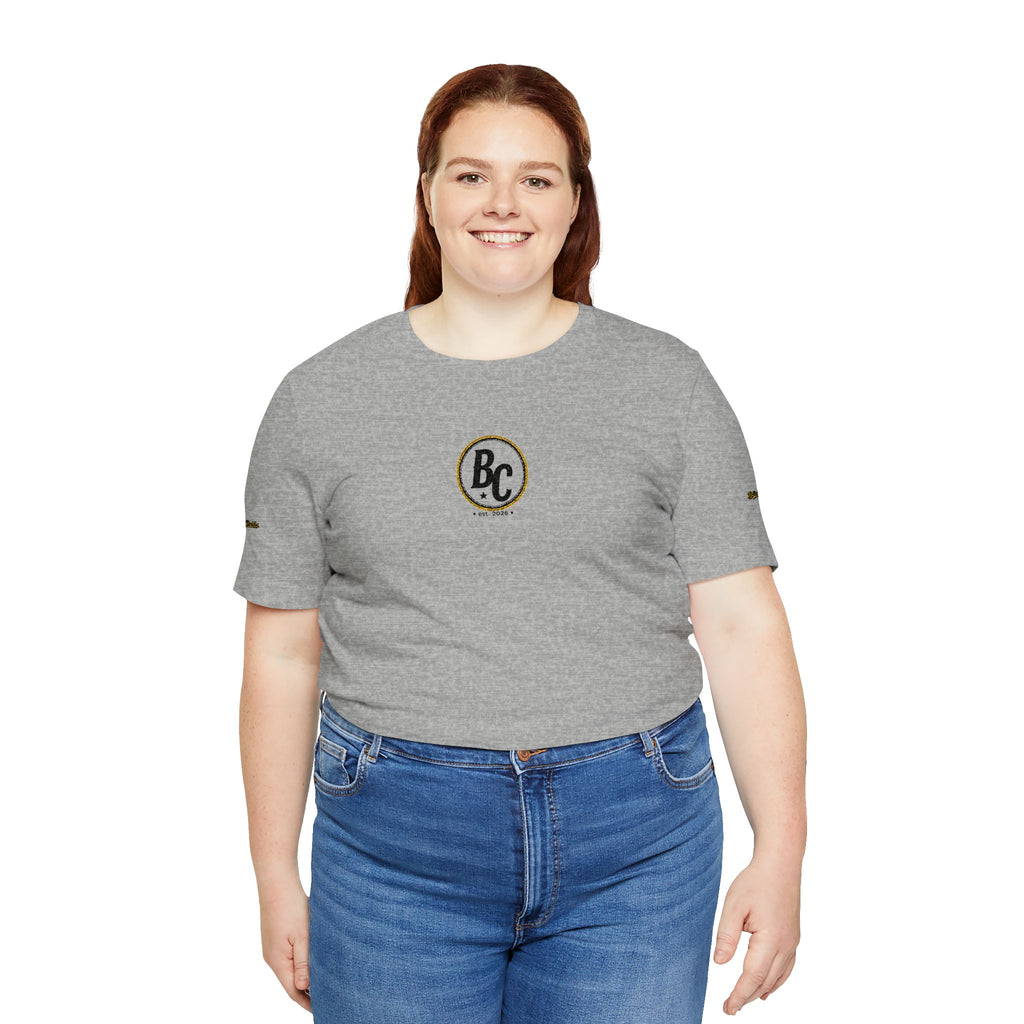 BubbaChubbs - Embroidered Logo - Unisex Jersey Short Sleeve Tee