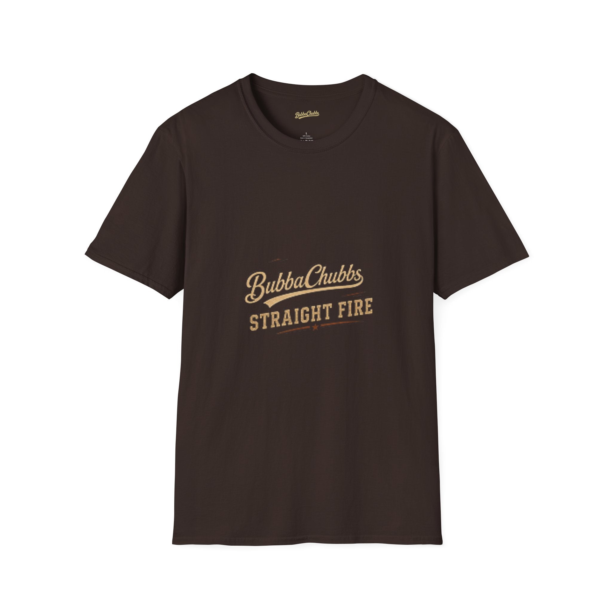 Straight Fire Graphic Tee | BubbaChubbs Bold Statement T-Shirt
