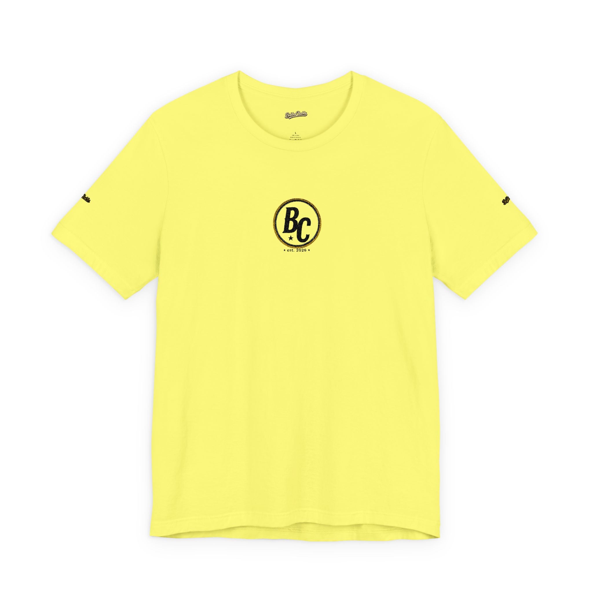 BubbaChubbs - Embroidered Logo - Unisex Jersey Short Sleeve Tee