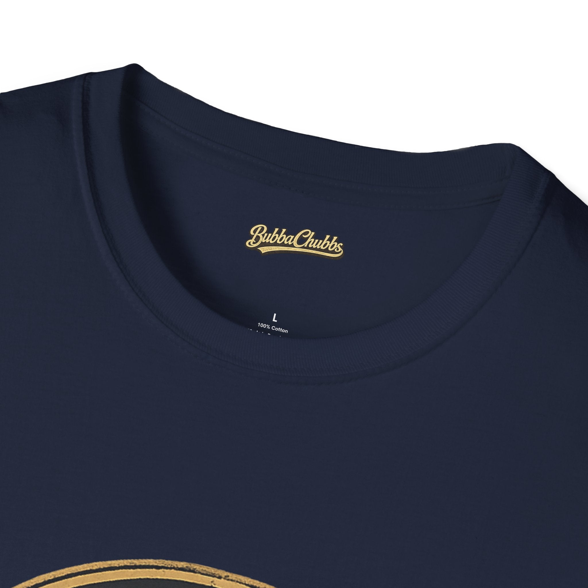 BubbaChubbs Logo Simple No Back Graphic Tee Printify