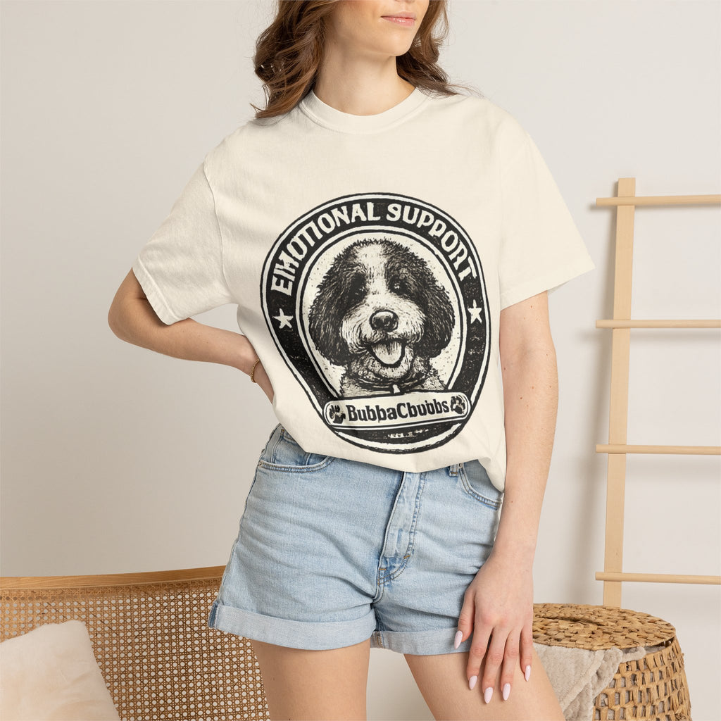 BubbaChubbs Doodle Vintage Emotional Support Style Tee Printify