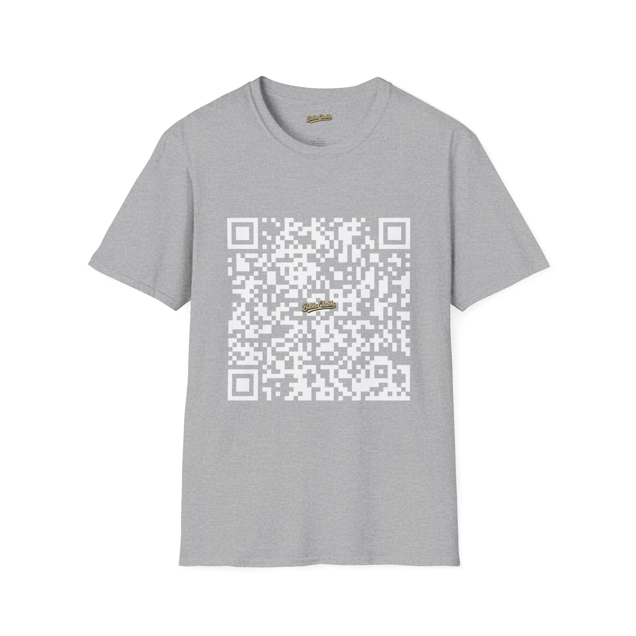 QR Front Graphic Tee | BubbaChubbs Interactive Brand T-Shirt