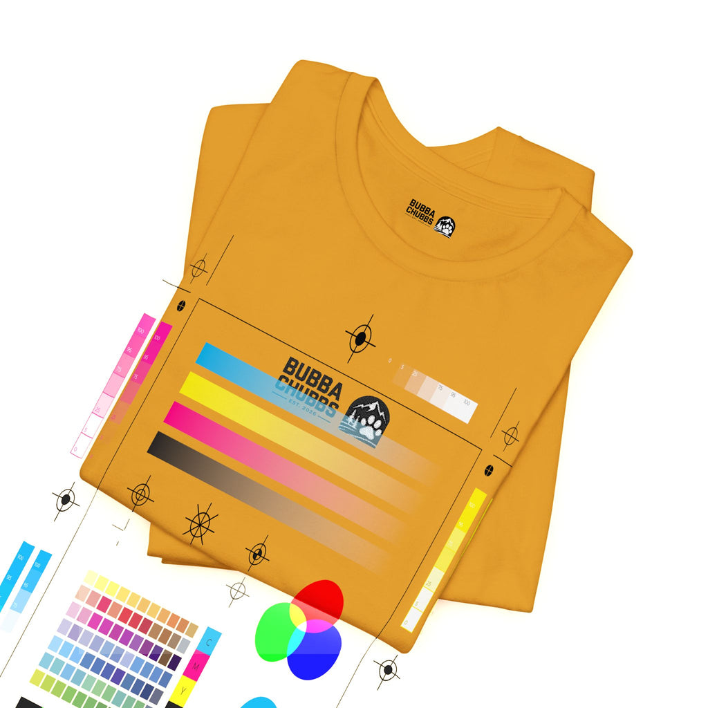 BubbaChubbs - Embroidered Logo - Unisex Jersey Short Sleeve Tee Printify