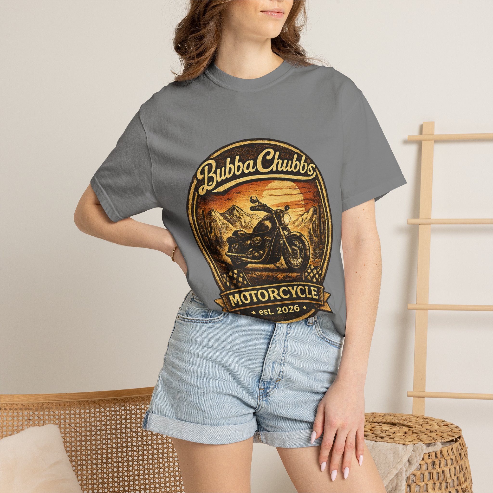 Motorcycle Graphic Tee | BubbaChubbs Biker Get Out Stay Wild T-Shirt