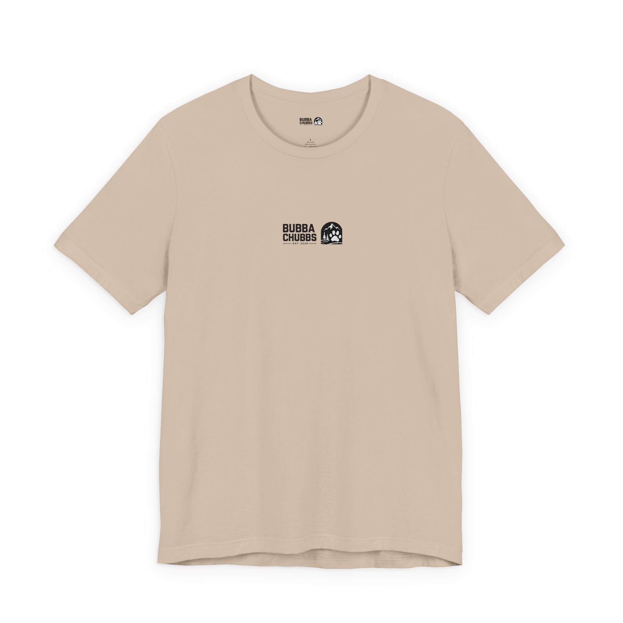 BubbaChubbs - Embroidered Logo - Unisex Jersey Short Sleeve Tee Printify